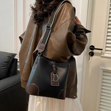 ShoulderBag: Echt Leer Niche Dames Schoudertas