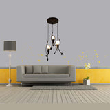 Retro IJzeren Man Hanglamp – Speelse Vintage Charme voor Unieke Interieurs