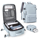 Travelliva Dames Reisrugzak 35 L | Waterdicht & met USB-aansluiting | Anti-diefstal & Schoenenvak | Voor Wandelen, Dagelijks Gebruik & Reizen