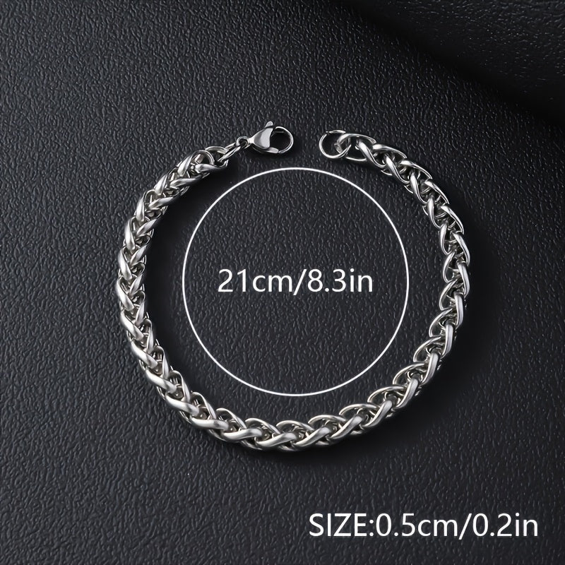 UrbanSteel Armbandenset – Stoer en Trendy voor Heren