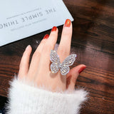 Kristallen Vlinder Ring – Elena