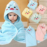 Zachte Kinder Capuchon Handdoek met Dierenontwerp - Absorberend en Comfortabel