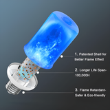 Vlam Effect Lamp - 9W Gesimuleerde Vlam Gloeilamp
