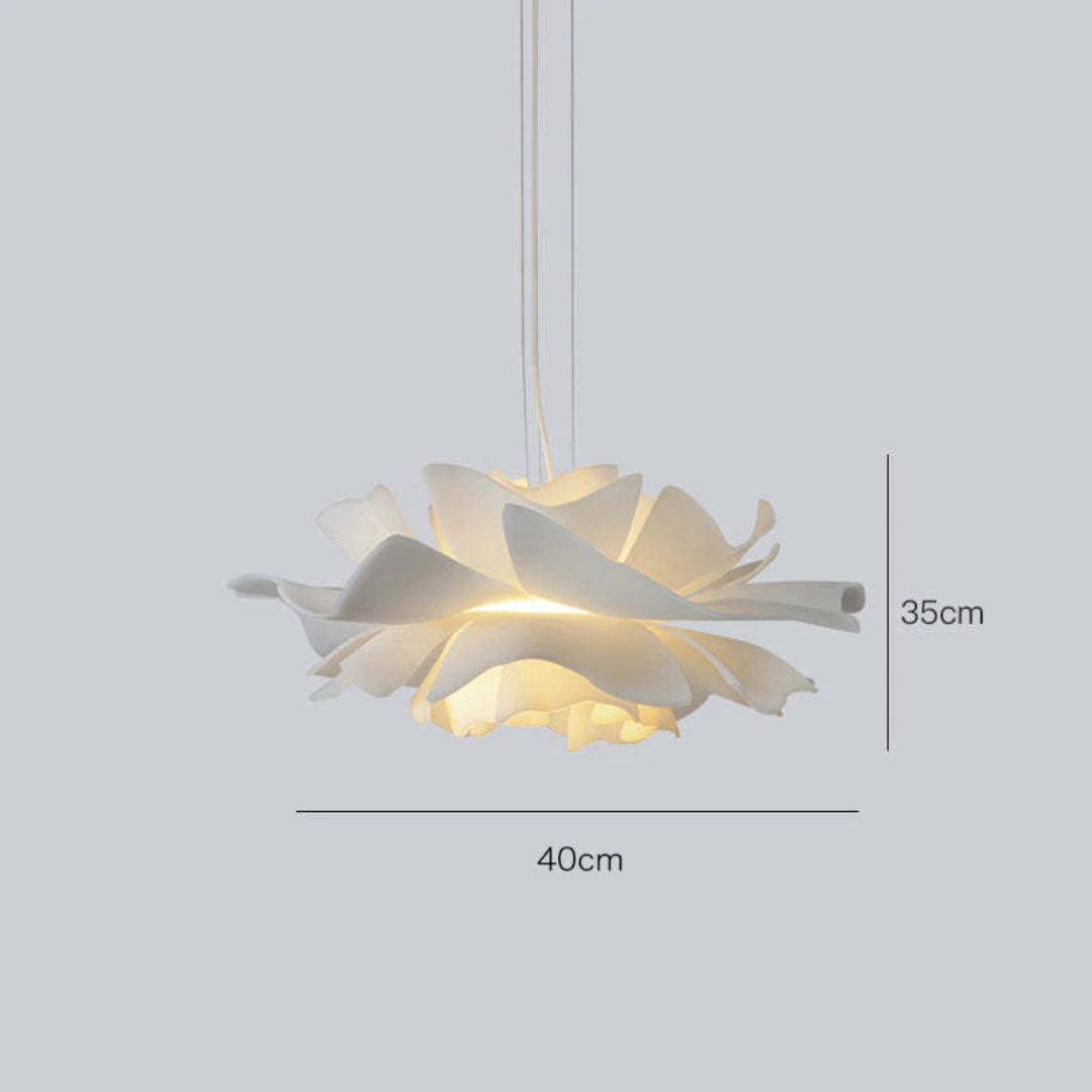 Design-Hanglamp Bloem Wit Metaal - Sophia