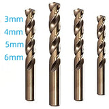M35 5% Kobalt Twist Boor-Bit-Set 3/4/5/6 mm - KobaltBohr
