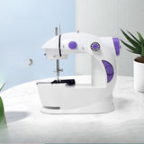 Mini Naai Machine Draagbaar Elektrisch + Voetpedaal Bivolt 110V/220V
