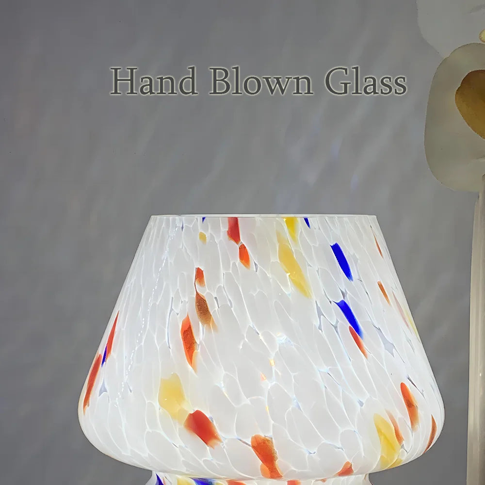 Esthetische Glazen Paddenstoel Lamp - LumiMush