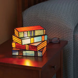 Kunstzinnige Kleurrijke Boeklamp – IllumiBook