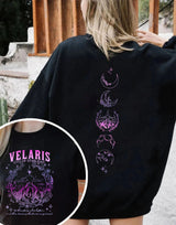 Velaris Stad Van Sterrenlicht Acotar Sweatshirt Katoen Galaxy Ontwerp