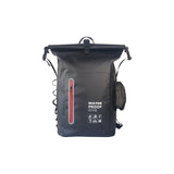 Waterdichte 25L roll-top rugzak met meerdere vakken, stevige gespafdichting en mesh zijvak