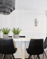 Moderne Marmor Wandlamp met Gouden Details – Luxe Verlichting
