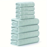 Zachte Koraalvelvet Handdoeken Set – Absorberend en Sneldrogend