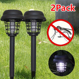 Zonne-energie Buiten Insecten Doder Lamp – Muggen & Vliegen Vang Duo