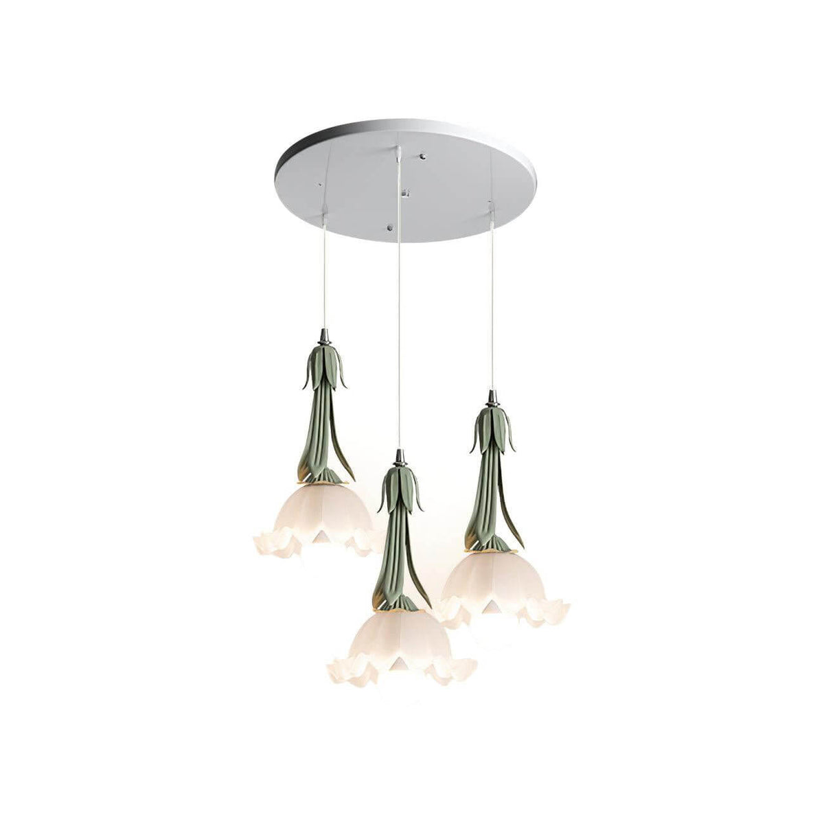 Elegante Hanglamp met Bloemendesign