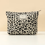 Chic Luipaard Make-up Tas – Compact en Functioneel