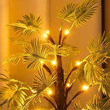 LED Kerst Palmboom Licht – Warm Witte Batterij-Aangedreven Feestdecoratie