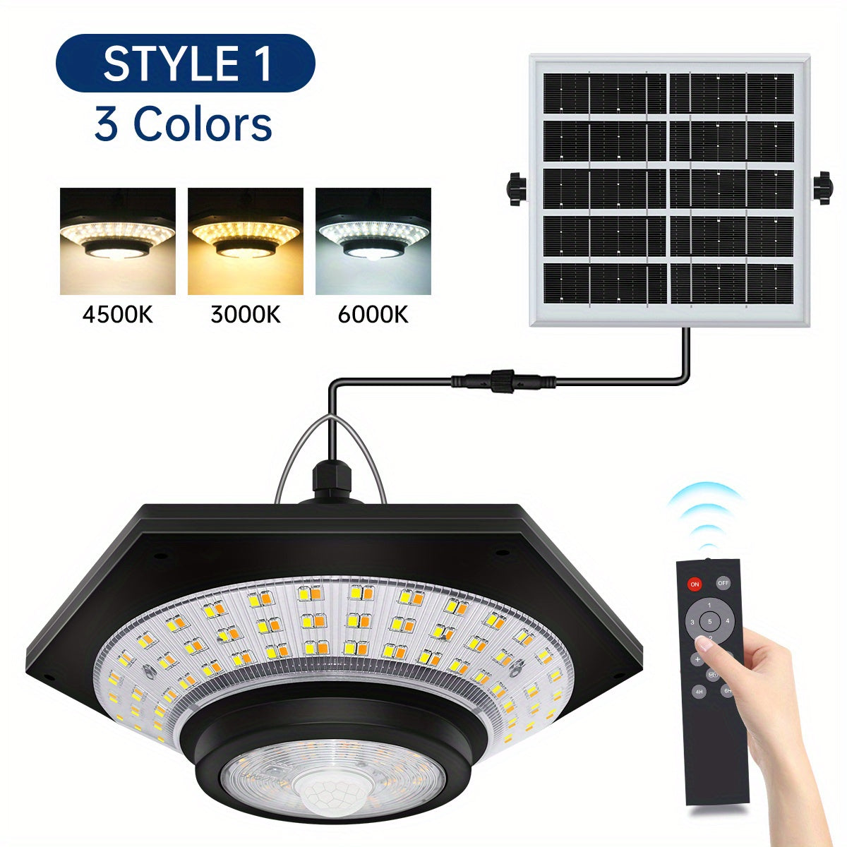 Slimme Zonnehanger LED Lamp – Helder, Veilig en Energiezuinig