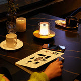Moderne LED Inductie Kaarslicht – Veilige & Stijlvolle Vlamloze Gloed