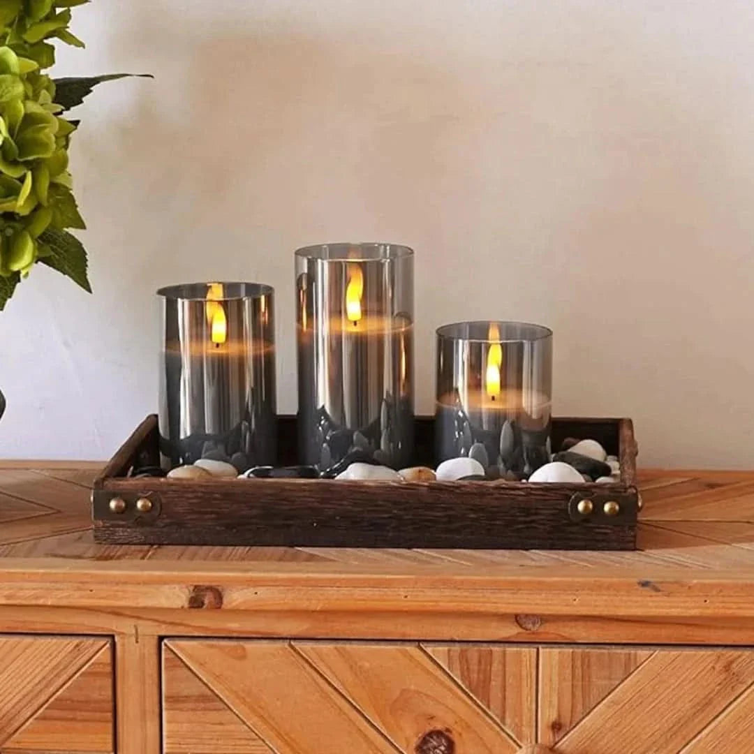 Candle | Realistische kaarsenset 2 + 1 GRATIS