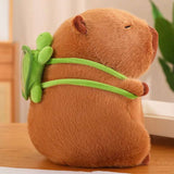 Knuffelige Capybara met Schildpaddenrugzak – TurtleBuddy