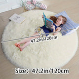 Ronde Fluffy Tapijt - Clouda