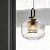 Hanglamp met Glazen Kap - Sfeervolle Verlichting
