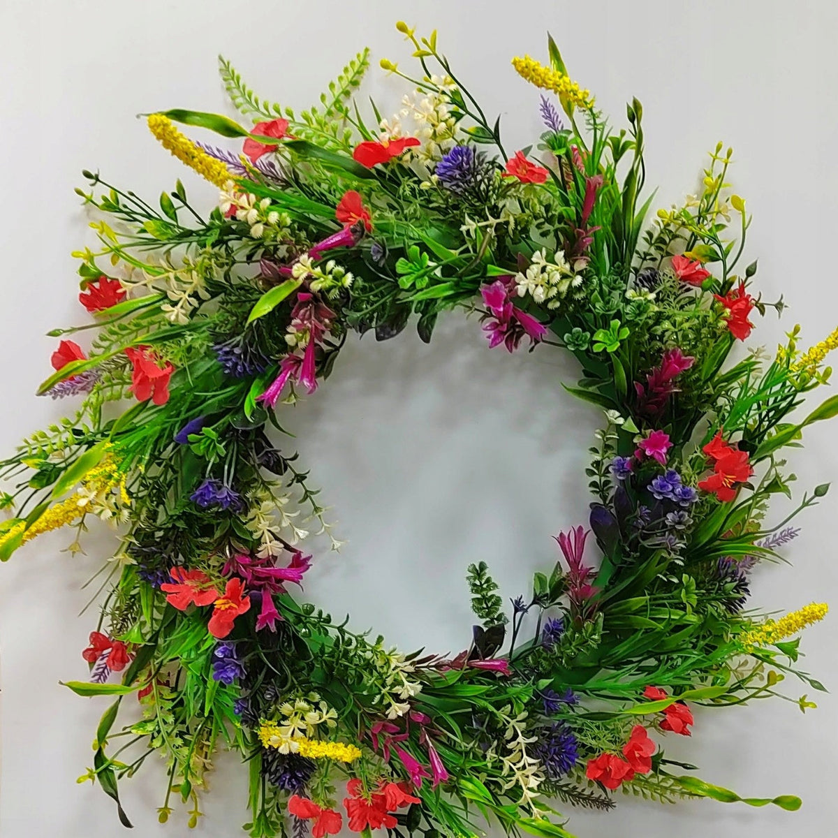 Natuurlijke Bloemenkrans met Texas Wilde Bloemen