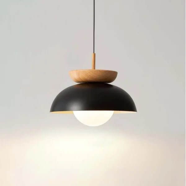 Scandinavische Hanglamp - Houtdesign