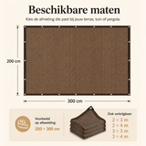Beschermend PE Schaduwdoek – Koel en Veilig in de Zon