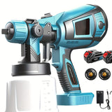 ProSpray Verfspuiter – Draadloos met 2 Batterijen en 1000ml Afneembare Bak