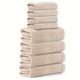 Zachte Koraalvelvet Handdoeken Set – Absorberend en Sneldrogend