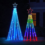 XmasRay | Multikleurige LED Geanimeerde Buitenkersboom Verlichting