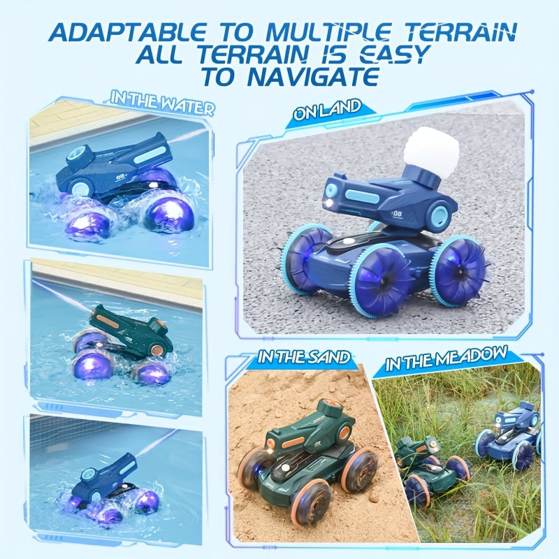 SplashRider Amfibische RC Waterkanon Truck – Spetterend Speelplezier