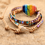 Chakra Hart Wickelarmband – Liora
