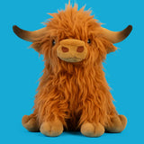 Gezellige Hoogland Koe Plush - Zacht Knuffeldier voor Kinderen en Verzamelaars