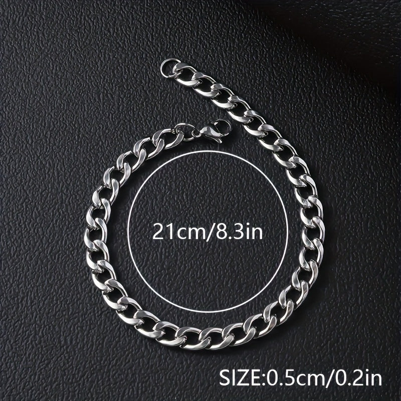 UrbanSteel Armbandenset – Stoer en Trendy voor Heren