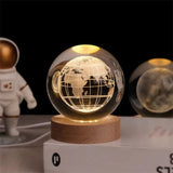 Glow-in-the-Dark Bal met 3D Gravure van Planeten
