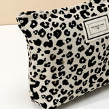 Chic Luipaard Make-up Tas – Compact en Functioneel