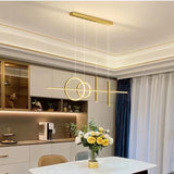Moderne LED hanglamp – geometrisch design, plafondverlichting voor woonkamer en eetkamer