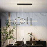 Moderne LED hanglamp – geometrisch design, plafondverlichting voor woonkamer en eetkamer