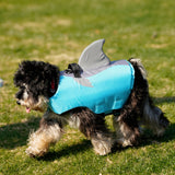 Reflecterende Shark Hondenzwempak – Veiligheidsvest voor Huisdieren met Handgreep en Verstelbare Riemen