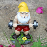 Sportieve Dwarfs - Grappige Tuinbeelden voor een Speelse Sfeer