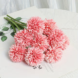 Set van 5 Kunst Chrysant Bloemen – Realistische Bloemstukken voor Bruiloften en Huisdecoratie
