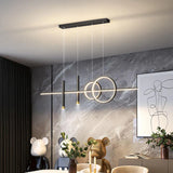 Moderne LED hanglamp – geometrisch design, plafondverlichting voor woonkamer en eetkamer