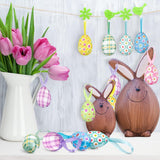 24 Stuks Kleurrijke Paaseieren – Perfect voor Paasdecoraties en Lentefeesten