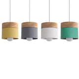 Robinson Hanglamp – Speelse Elegantie met Natuurhout & Zachte Tinten