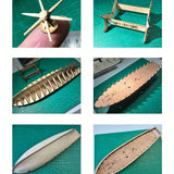 Klassiek Houten Zeilschip Model – Gedetailleerde 3D Puzzel voor Schepenliefhebbers