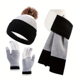 Trendy Winterset - Muts, Sjaal en Handschoenen voor Koude Dagen