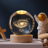 Glow-in-the-Dark Bal met 3D Gravure van Planeten