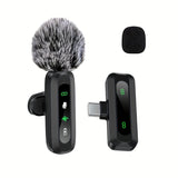 SoundClip Draadloze Lavalier Microfoon - Voor Smartphones en Tablets